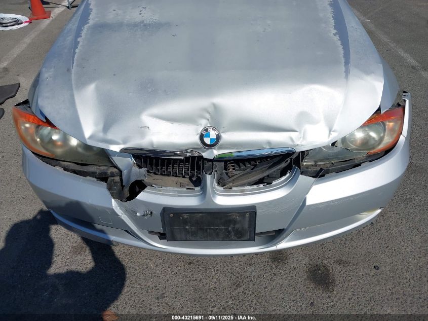 2006 BMW 325I VIN: WBAVB135X6KX37228 Lot: 43215691