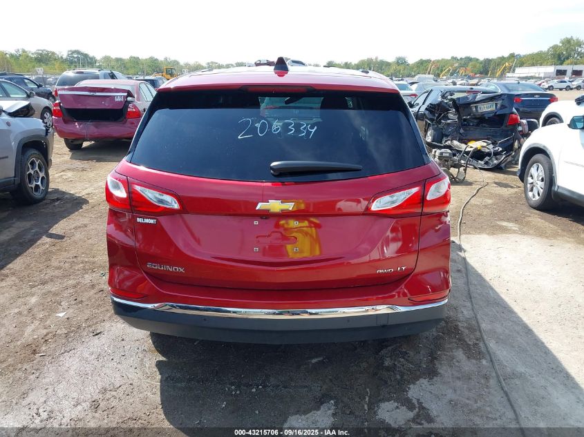 2019 Chevrolet Equinox Lt VIN: 2GNAXUEV5K6206234 Lot: 43215706
