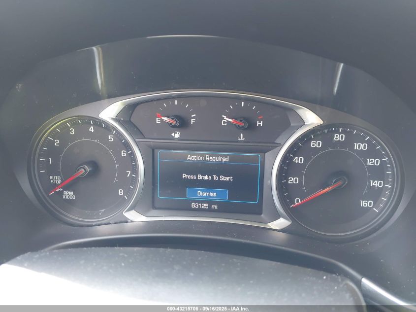 2019 Chevrolet Equinox Lt VIN: 2GNAXUEV5K6206234 Lot: 43215706