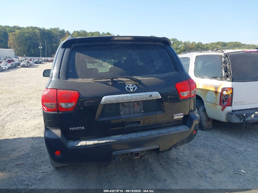 2008 Toyota Sequoia Platinum 5.7L V8 VIN: 5TDZY67A38S013044 Lot: 43215710