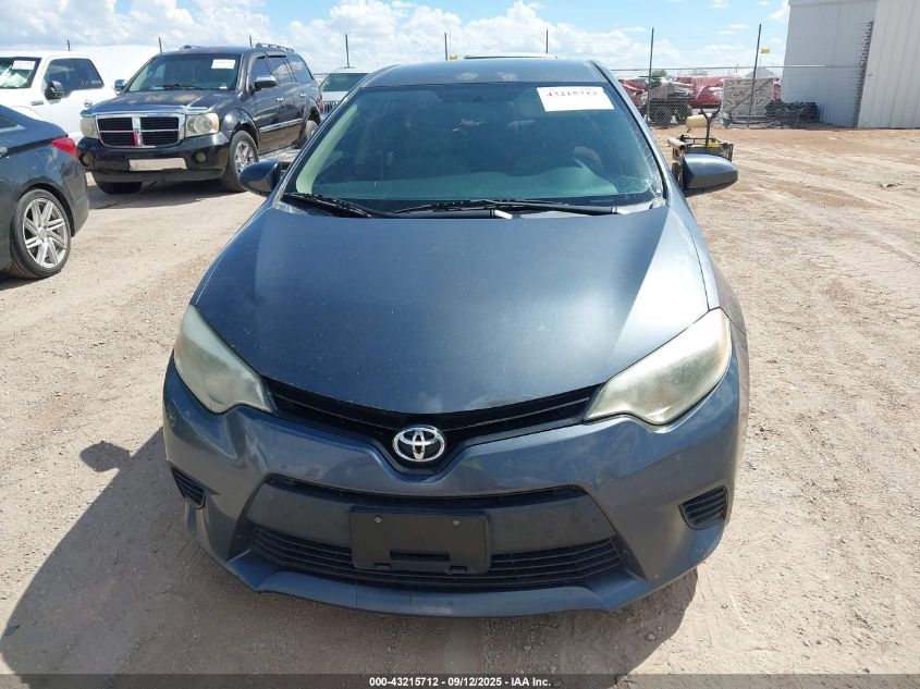 2014 Toyota Corolla Le VIN: 5YFBURHE7EP177661 Lot: 43215712