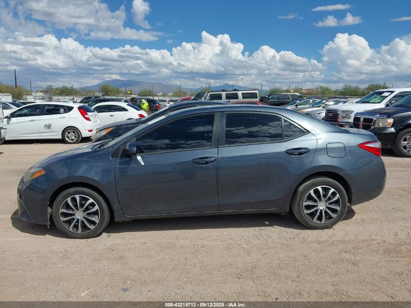 2014 Toyota Corolla Le VIN: 5YFBURHE7EP177661 Lot: 43215712