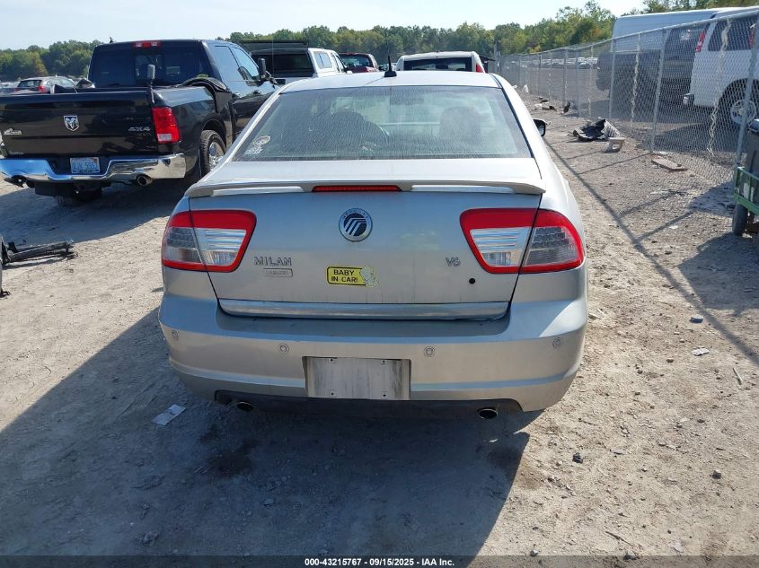 2009 Mercury Milan V6 Premier VIN: 3MEHM081X9R625621 Lot: 43215767