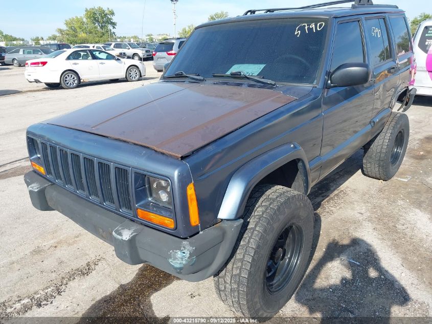 2001 Jeep Cherokee Sport VIN: 1J4FF48S11L630626 Lot: 43215790