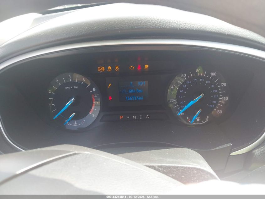 2013 Ford Fusion S VIN: 3FA6P0G78DR201844 Lot: 43215814