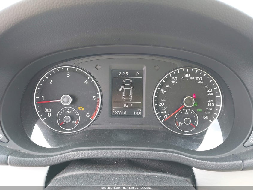 2013 VOLKSWAGEN PASSAT 2.0L TDI SE 1VWBN7A30DC001615