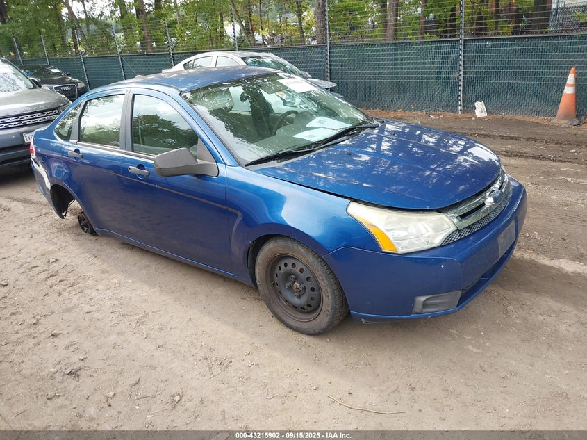 2008 Ford Focus S blue sedan gasoline 1FAHP34NX8W255744 photo #1
