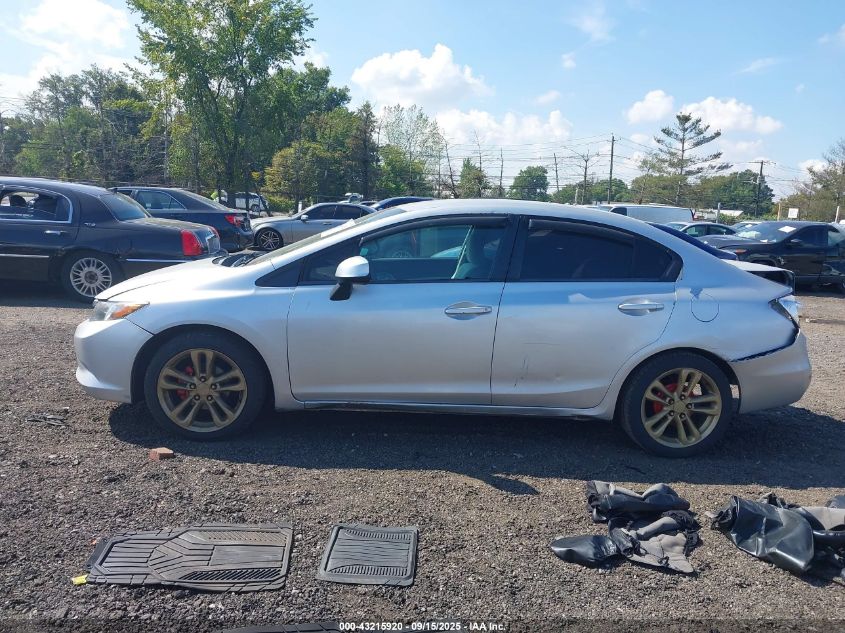 2012 Honda Civic Lx VIN: 2HGFB2F52CH599018 Lot: 43215920