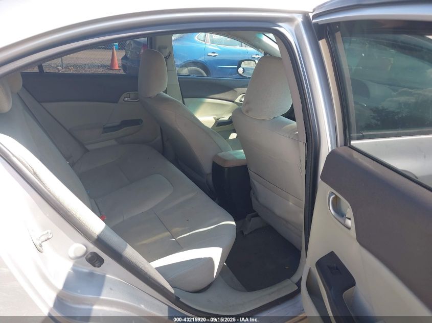 2012 Honda Civic Lx VIN: 2HGFB2F52CH599018 Lot: 43215920