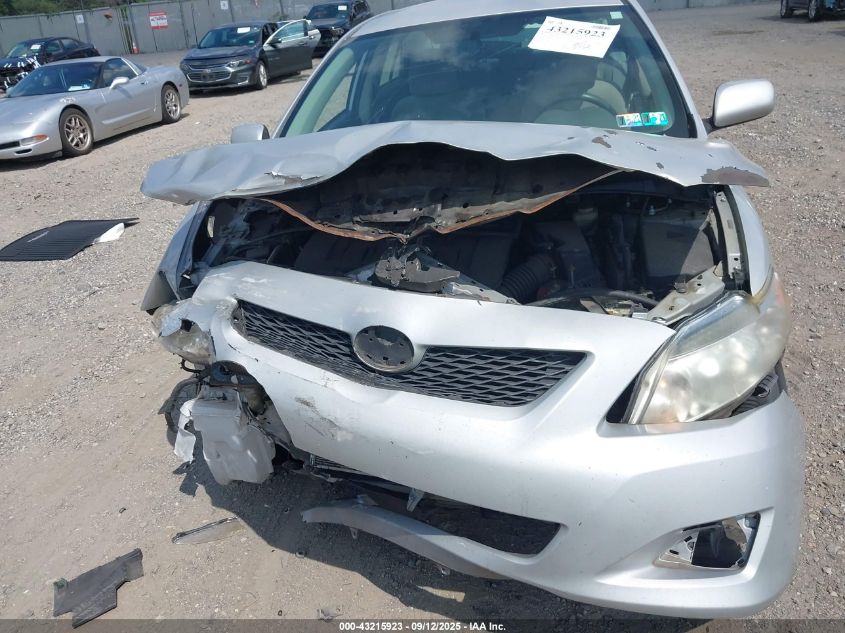 2010 Toyota Corolla Le VIN: 2T1BU4EE3AC225108 Lot: 43215923