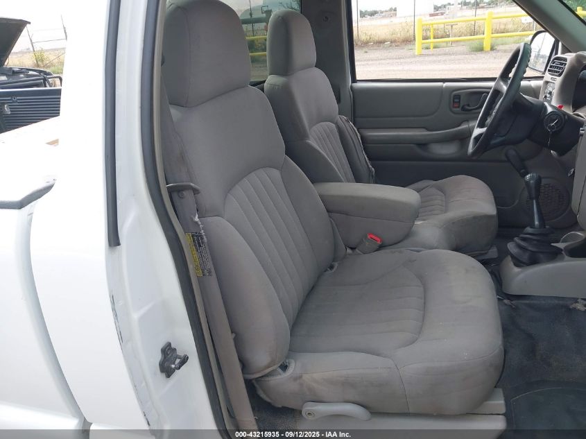 2003 Chevrolet S-10 VIN: 1GCCS14H538101392 Lot: 43215935