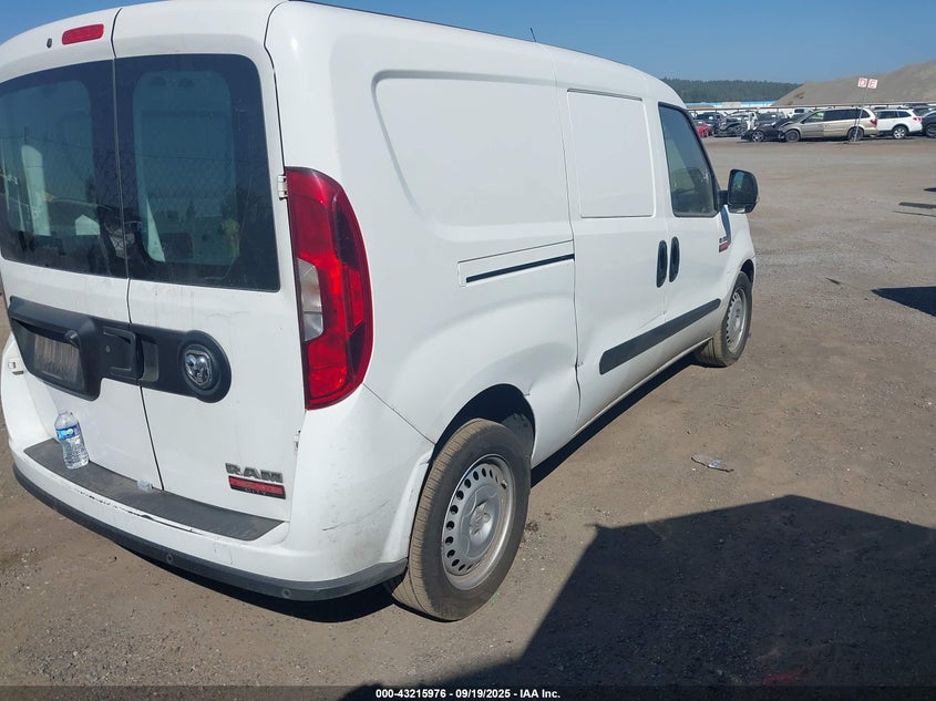 Vin: zfbhrfab4n6w36181, lot: 43710469, ram promaster city cargo van 20224