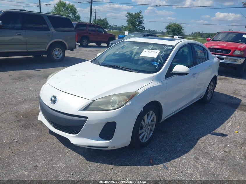 Vin: jm1bl1w78c1647142, lot: 43710472, mazda mazda3 i grand touring 20122