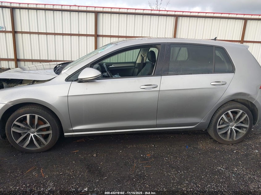 2017 Volkswagen Golf Tsi S 4-Door/Tsi Se 4-Door/Tsi Sel 4-Door/Tsi Wolfsburg Edition 4-Door VIN: 3VW217AU3HM058853 Lot: 43216160