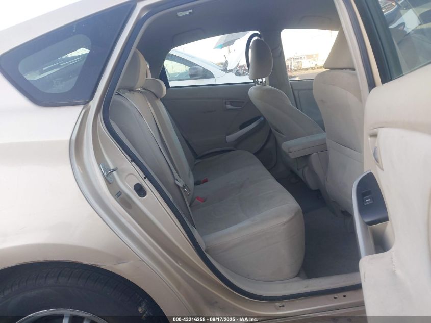 2010 Toyota Prius Ii VIN: JTDKN3DU7A0151296 Lot: 43216258