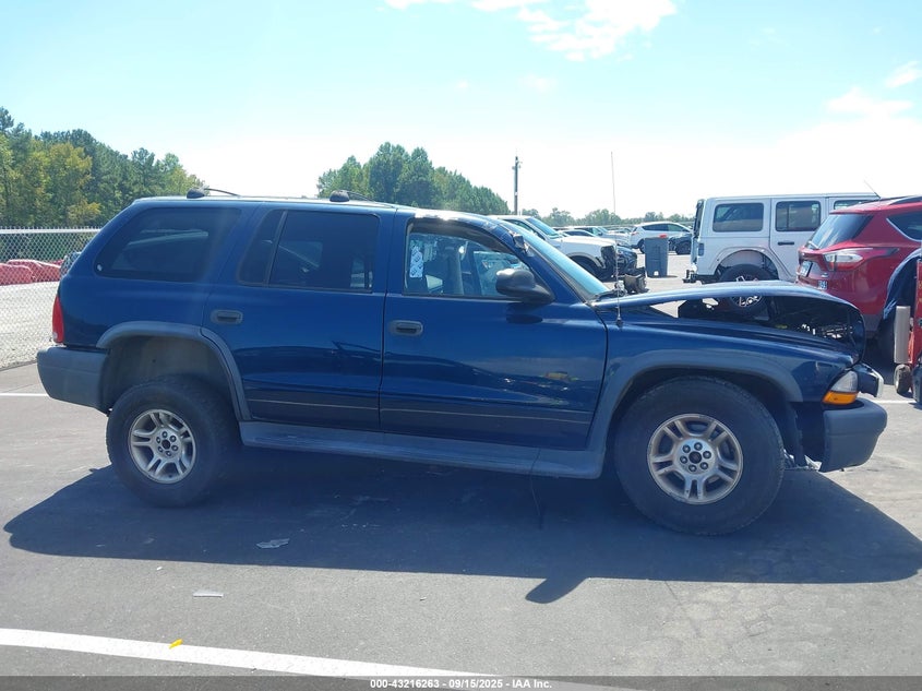 2003 Dodge Durango Sport/Sxt VIN: 1D4HS38N13F562203 Lot: 43216263
