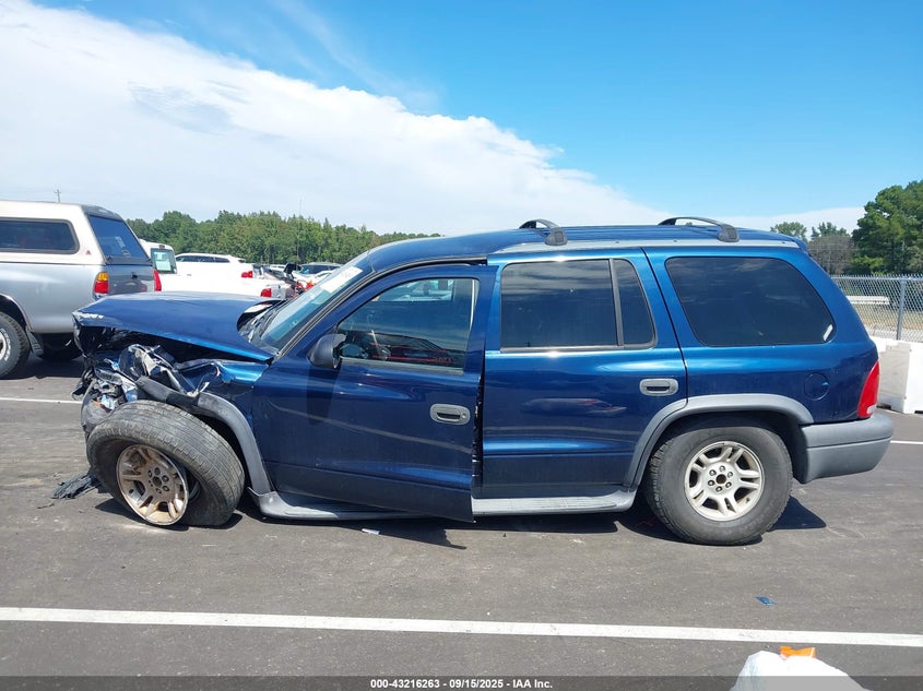 2003 Dodge Durango Sport/Sxt VIN: 1D4HS38N13F562203 Lot: 43216263