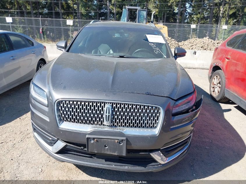 2019 Lincoln Nautilus Standard VIN: 2LMPJ8J9XKBL30334 Lot: 43216277