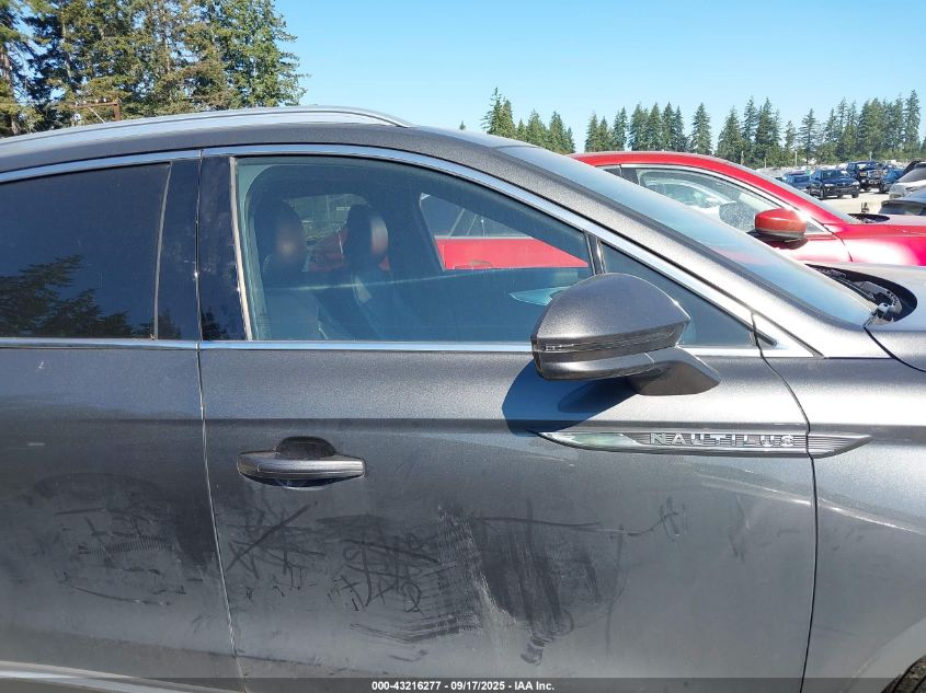 2019 Lincoln Nautilus Standard VIN: 2LMPJ8J9XKBL30334 Lot: 43216277