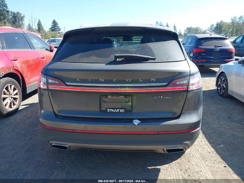 2019 Lincoln Nautilus Standard VIN: 2LMPJ8J9XKBL30334 Lot: 43216277