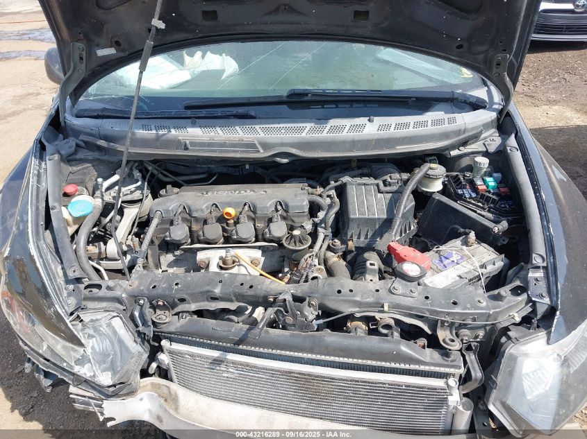 2008 Honda Civic Lx VIN: 2HGFG11608H576579 Lot: 43216289