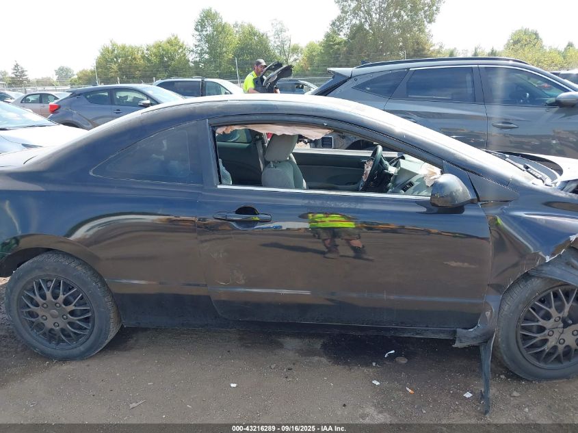 2008 Honda Civic Lx VIN: 2HGFG11608H576579 Lot: 43216289