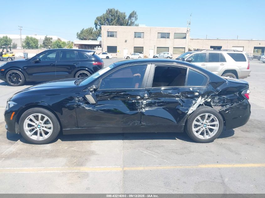 2017 BMW 320I VIN: WBA8E1G37HNU15497 Lot: 43216303