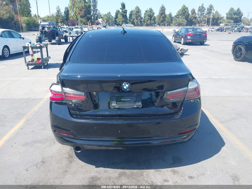 2017 BMW 320I VIN: WBA8E1G37HNU15497 Lot: 43216303