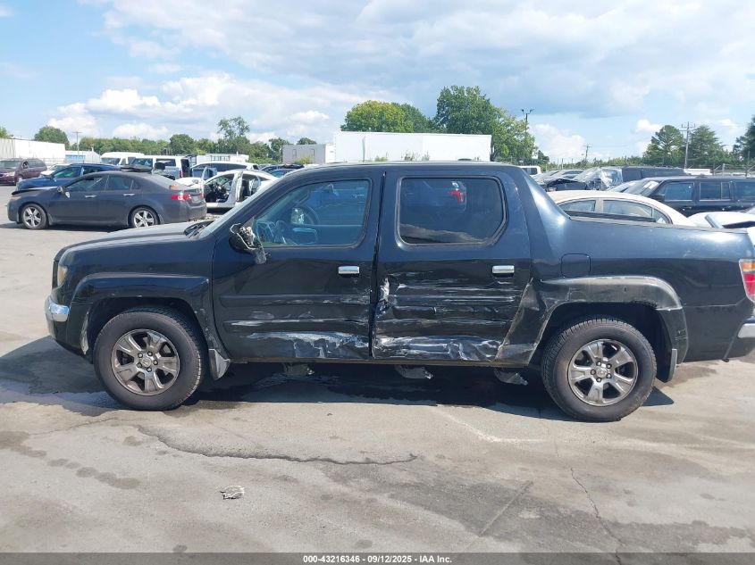 2006 Honda Ridgeline Rtl VIN: 2HJYK16556H505859 Lot: 43216346