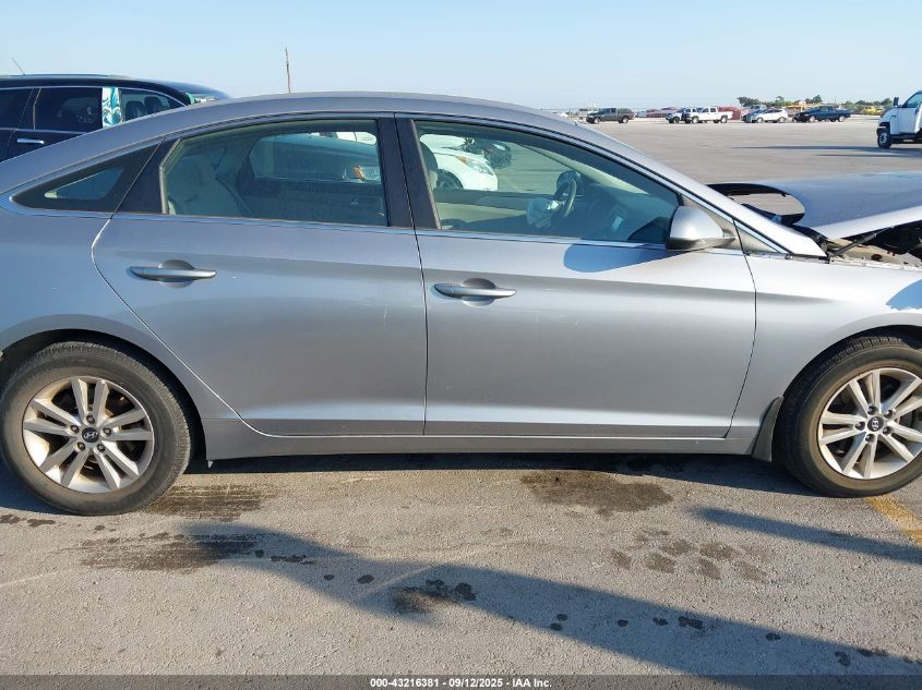 2017 Hyundai Sonata Se VIN: 5NPE24AF8HH439262 Lot: 43216381