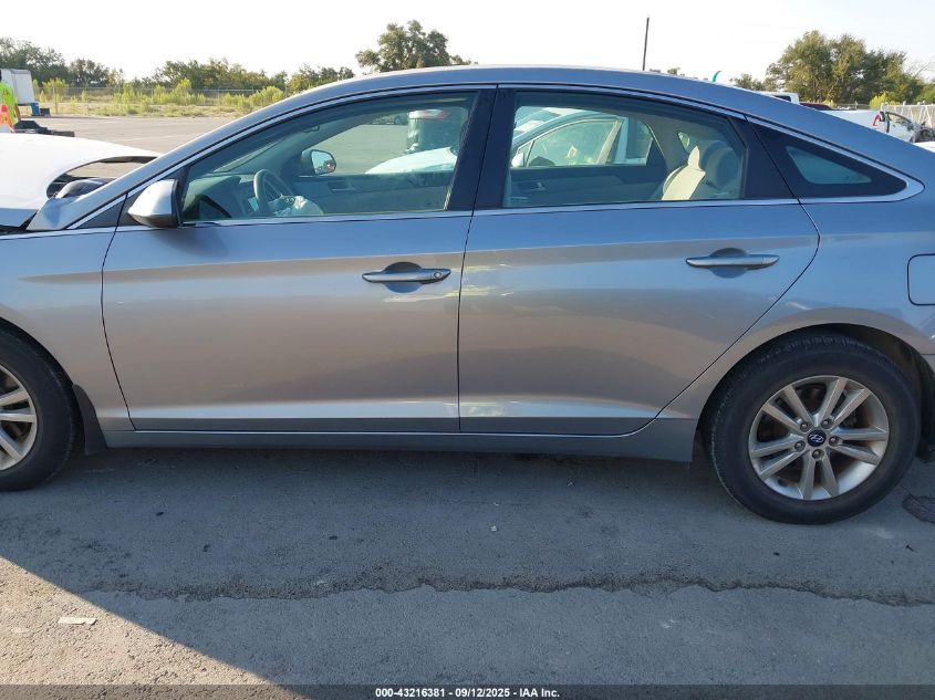 2017 Hyundai Sonata Se VIN: 5NPE24AF8HH439262 Lot: 43216381