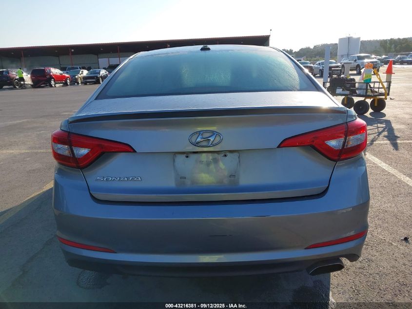 2017 Hyundai Sonata Se VIN: 5NPE24AF8HH439262 Lot: 43216381