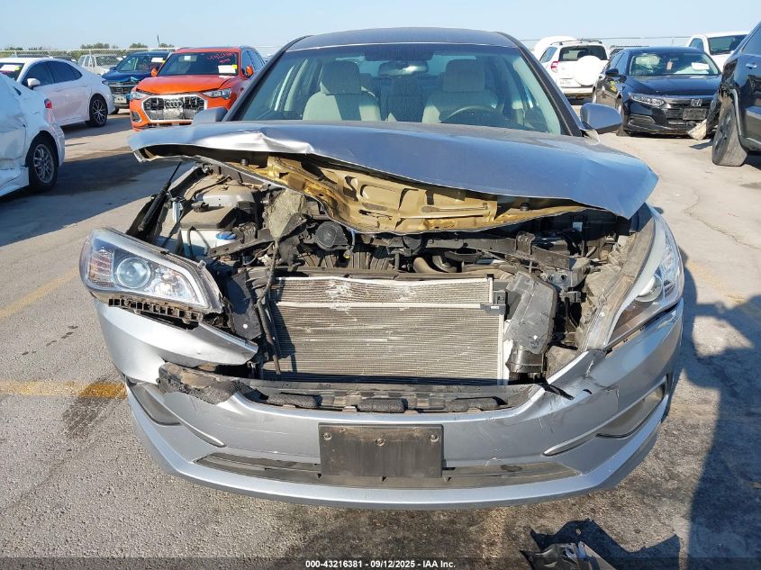 2017 Hyundai Sonata Se VIN: 5NPE24AF8HH439262 Lot: 43216381