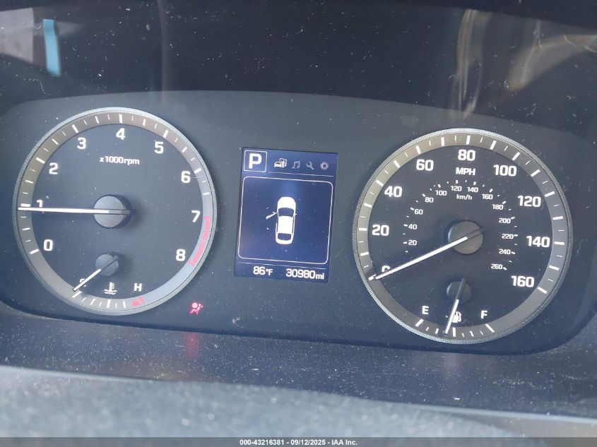 2017 Hyundai Sonata Se VIN: 5NPE24AF8HH439262 Lot: 43216381