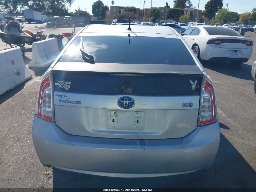 2013 Toyota Prius Two VIN: JTDKN3DU3D5627700 Lot: 43216407