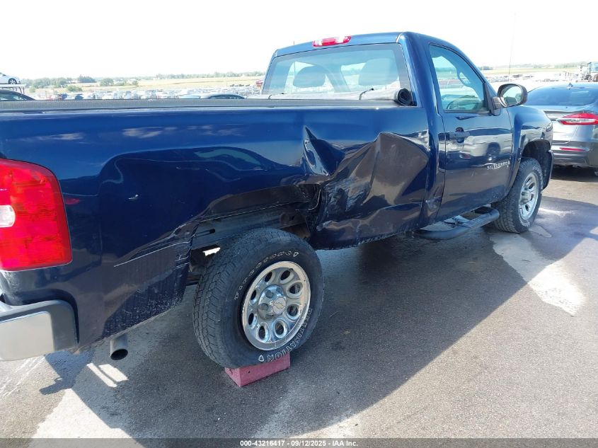 2009 Chevrolet Silverado 1500 Work Truck VIN: 1GCEC14X79Z165191 Lot: 43216417