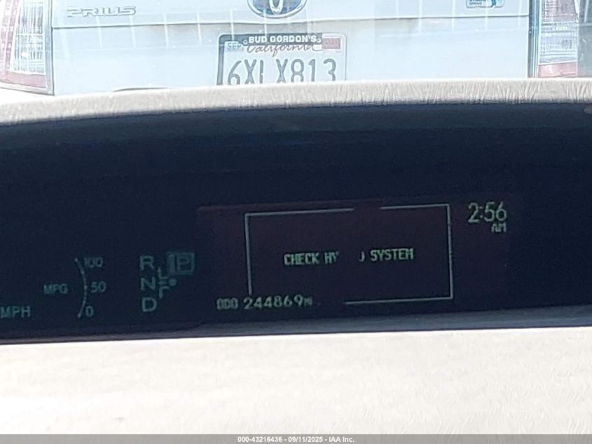 2010 Toyota Prius Ii VIN: JTDKN3DUXA0229053 Lot: 43216436