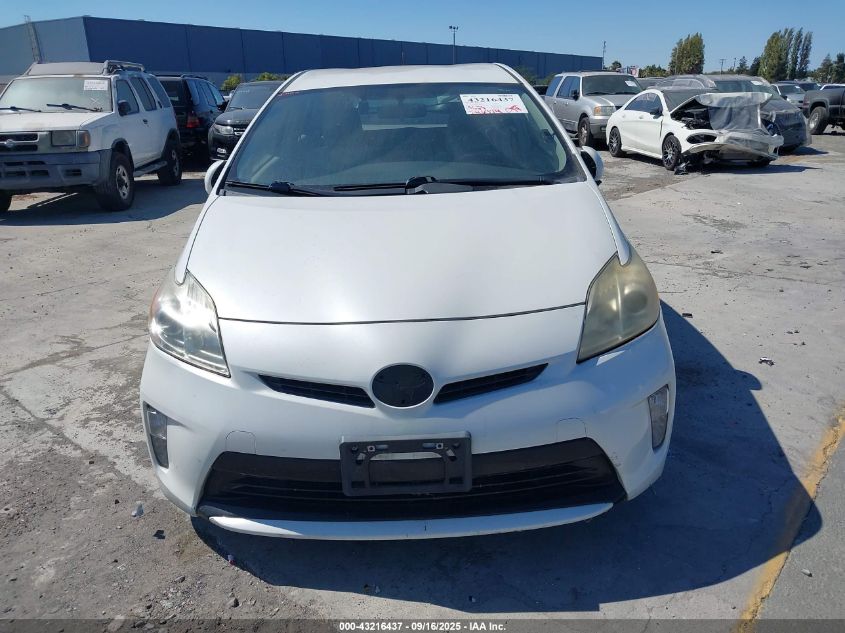 2012 Toyota Prius Two VIN: JTDKN3DU5C5420515 Lot: 43216437