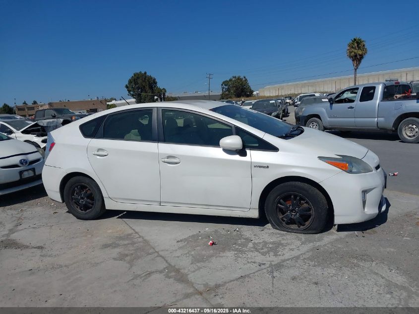 2012 Toyota Prius Two VIN: JTDKN3DU5C5420515 Lot: 43216437
