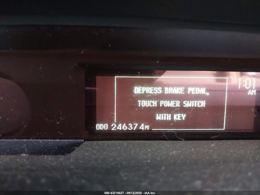 2012 Toyota Prius Two VIN: JTDKN3DU5C5420515 Lot: 43216437