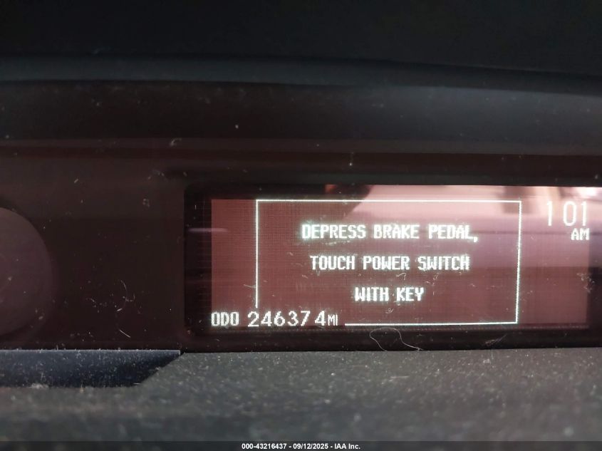 2012 Toyota Prius Two VIN: JTDKN3DU5C5420515 Lot: 43216437