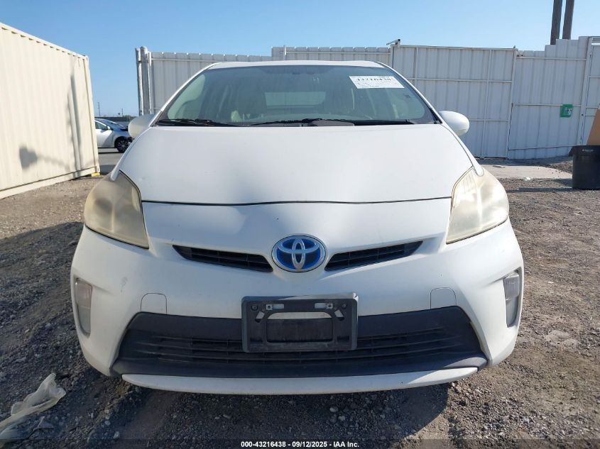 2012 Toyota Prius Two VIN: JTDKN3DU6C5485096 Lot: 43216438