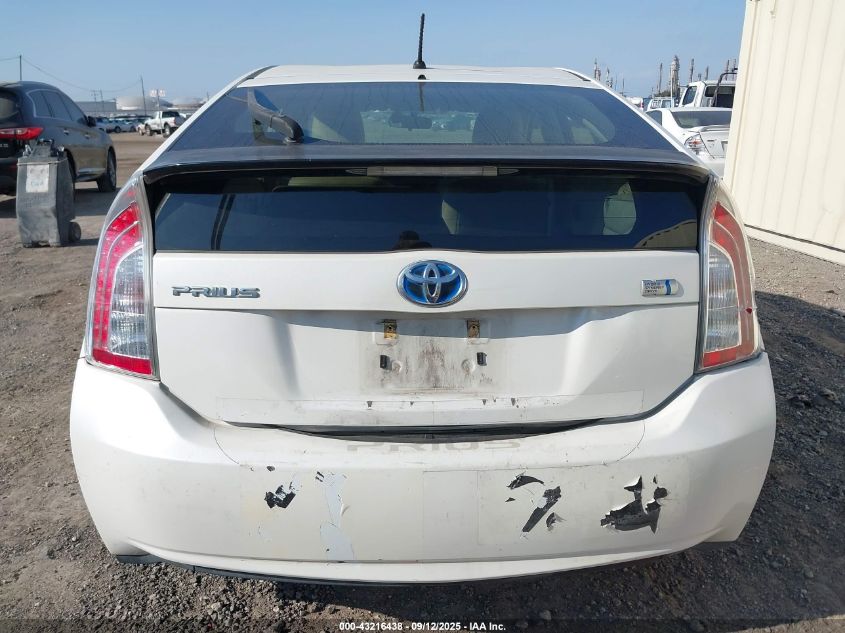 2012 Toyota Prius Two VIN: JTDKN3DU6C5485096 Lot: 43216438