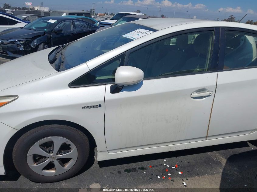 2012 Toyota Prius Two VIN: JTDKN3DU5C1594060 Lot: 43216439