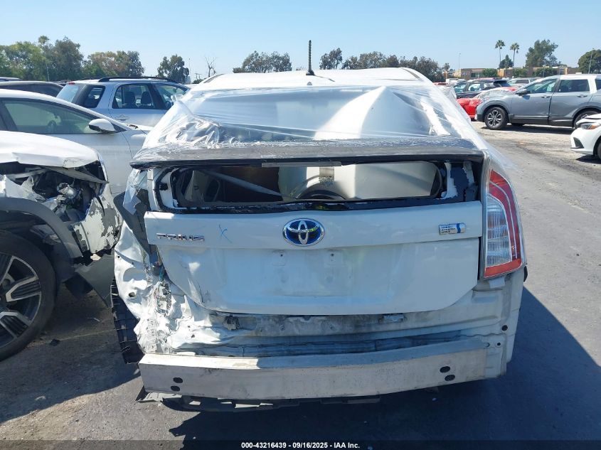 2012 Toyota Prius Two VIN: JTDKN3DU5C1594060 Lot: 43216439