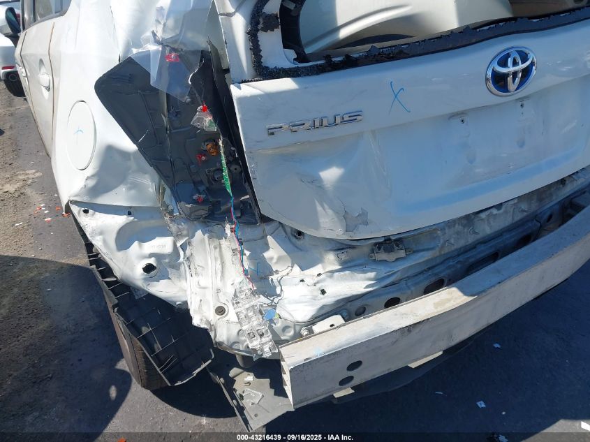 2012 Toyota Prius Two VIN: JTDKN3DU5C1594060 Lot: 43216439