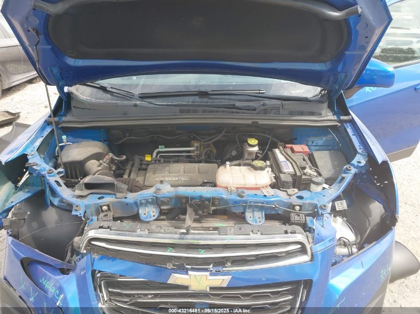 2016 Chevrolet Trax 1Ls VIN: KL7CJNSB8GB563542 Lot: 43216461