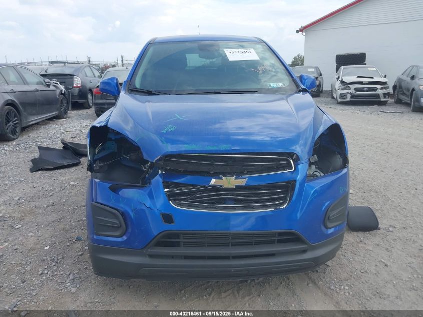 2016 Chevrolet Trax 1Ls VIN: KL7CJNSB8GB563542 Lot: 43216461