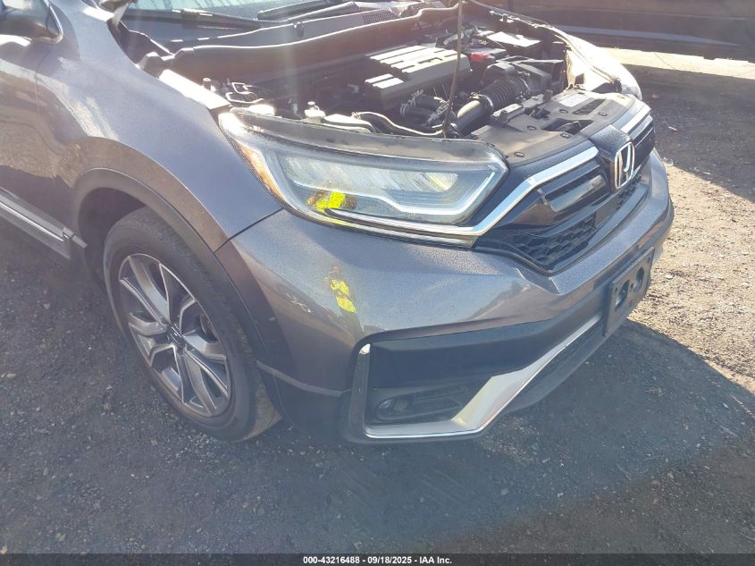 2022 Honda Cr-V Awd Touring VIN: 2HKRW2H92NH600436 Lot: 43216488