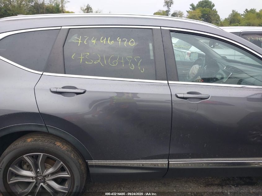 2022 Honda Cr-V Awd Touring VIN: 2HKRW2H92NH600436 Lot: 43216488